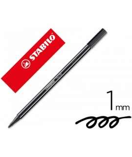 Watercolor stabilo pen pen 68 black thick tip 1mm
