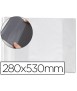 PVC bookend with adjustable flap adhesive 280x530 mm