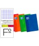 Oxford spiral pad cardboard folio 80 sheets frames 4 mm
