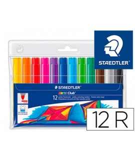 Jumbo staedtler pen stroke 3 mm case of 12 units assorted colors