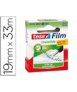 Eco tesa friendly invisible film adhesive tape 33 mt x 19 mm