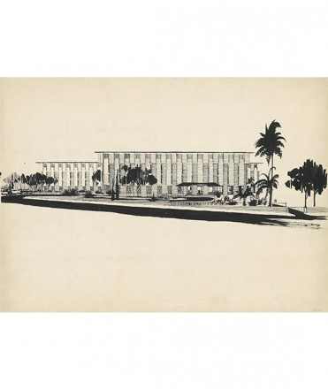 Aulario y colegio mayor ESADE, Barcelona, 1960-1964