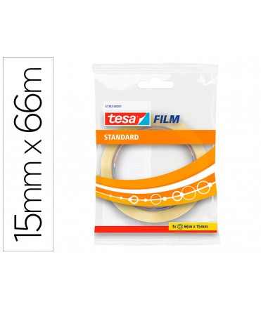 Cinta adhesiva tesa standard 66 m x 15 mm