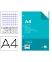 Recambio liderpapel a4 120 hojas 80gr cuadro 5mm sin margen 4 taladros bandas de 5 colores