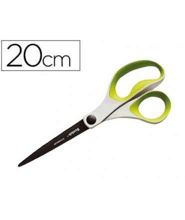 Tijera oficina scotch 20 cm titanio fundido mango ergonomico colores surtidos