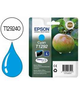 Ink-Jet epson Stylus T1292 Cyan SX420W/425W/Office BX305F/BX320F -alta Capacity-