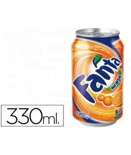 Fanta orange soft drink can 330 ml