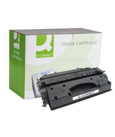Toner q-connect compatible hp ce505x para laserjet negro 6500 paginas