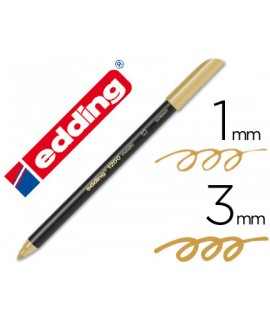 Marker edding fiber tip 1200 gold n. 53 round tip 1-3 mm