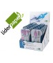 Compas liderpapel con adapatador alargadera y mango extra soft expositor de 16 estuches 2 modelos