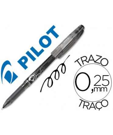 Boligrafo pilot frixion point punta de aguja color negro