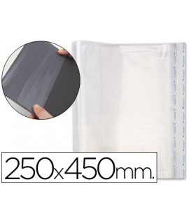 Forralibro pp ajustable adhesivo 250x450mm -blister