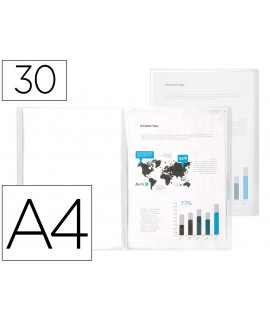 Folder liderpapel shop windows 47494 30 polypropylene slings from a4 transparent translucent