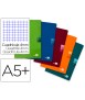 Libreta liderpapel scriptus a5 plus 48 hoj.90g/m2 cuadro 4mm con margen