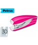 Grapadora petrus mod 635 wow fucsia metalizada capacidad 30 hojas