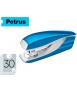 Grapadora petrus mod 635 wow azul metalizada capacidad 30 hojas