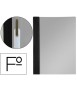 Dossier folder fastener pvc esselte black folio