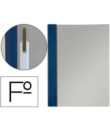 Carpeta dossier fastener pvc esselte folio azul marino