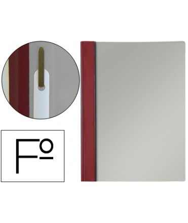 Dossier folder fastener pvc esselte folio burgundy