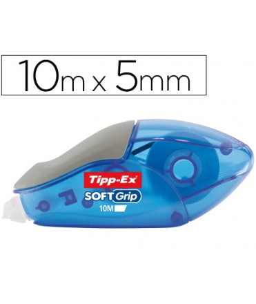 Corrector tipp-ex cinta soft grip 4,2 mm x 10 m
