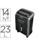 Destructora de documentos fellowes ps-79ci capacidad de corte 16 h destruye tarjetas de credito grapas clips y cd