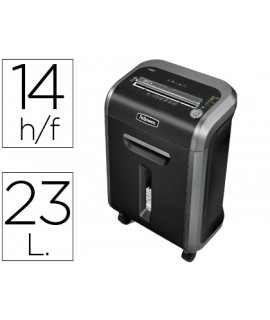 Fellowes PS-79CI Document Shredder, 16h Cutting Capacity, Shreds Credit Cards, Staples, Clips & CDs