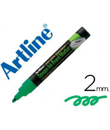 Artline Marker Black Green Chalkboard EPW-4 VE-GR Color Fluorescent Green Bag of 4 Units