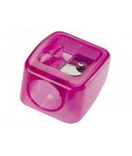 Pencil sharpener m+r plastic for thick waxes 16m 1 use assorted colors