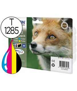 Ink-Jet epson S22 SX125/130/420W/425W Office BX305 T1285 Multipack 4 Colors