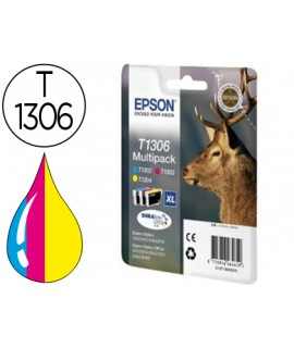 Ink-jet epson stylus sx525wd/620fw office b42wd/bx320fw/525wd t1306 pack tricolor