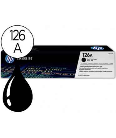 Toner hp laserjet cp1025 mfp m175a ce310a negro -1200 pag-