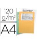 Subcarpeta cartulina q-connect din a4 colores surtidos con ventana transparente 120g/m2 paquete de 25 unidades