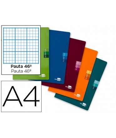 Libreta liderpapel scriptus a4 48 hojas 90g/m2 rayado nº46