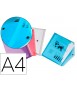 Folder liderpapel dossier brooch polypropylene din a4 pack of 4 assorted colors