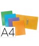 Folder liderpapel 2 rings 25mm mixed polypropylene din a4 assorted colors
