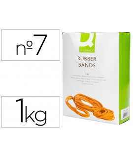 Rubber bands q-connect 1000 gr number 7 70 x 2 mm
