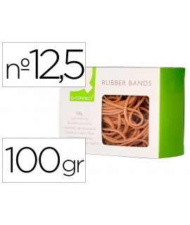 Elastic bands q-connect 100 gr 125 x 9 mm number 12.5