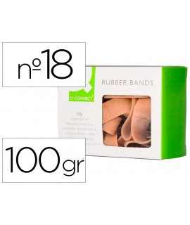 Elastic bands q-connect 100 gr 180 x 16 mm number 18