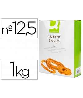 Elastic bands q-connect 1000 gr 125 x 9 mm number 12.5