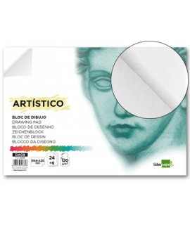Glued artistic liderpapel drawing pad 594x420mm 24+6 sheets 120g/m2 without box