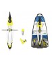 Compasses liderpapel one with universal adapter mustache and assorted colours