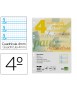 Recambio liderpapel cuarto pautaguia 100 hojas 75 g cuadriculado pautado 4mm con margen 6 taladros