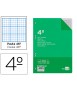 Refill liderpapel Quarter 100 Sheets 60g/m2 Striped No. 46 6 Holes