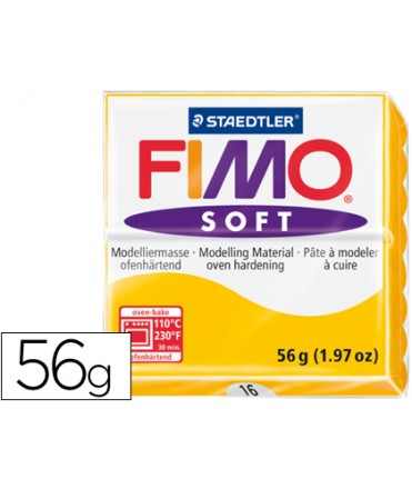 Pasta staedtler fimo soft 57 gr yellow color