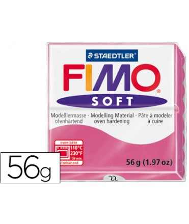 Pasta staedtler fimo soft 57 gr color frambuesa