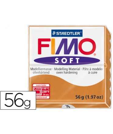 Pasta staedtler fimo soft 57 gr color cogñac