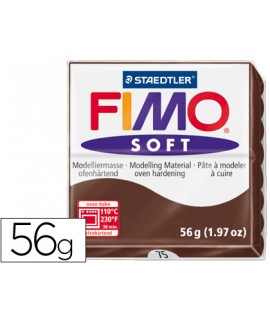 Paste staedtler fimo soft 57 gr chocolate color