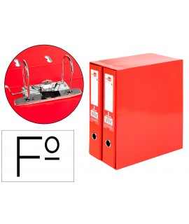 Module liderpapel 2 filing cabinets folio 2 rings lever mechanism 75mm red