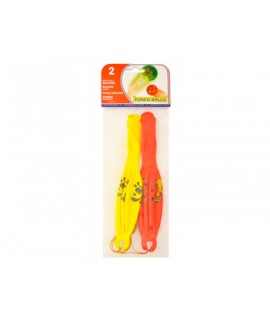 Balloon 100% latex biodegradable punch ball bag of 2 units