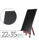 Pizarra negra liderpapel caballete de madera con superficie para rotuladores tipo tiza 22x35cm